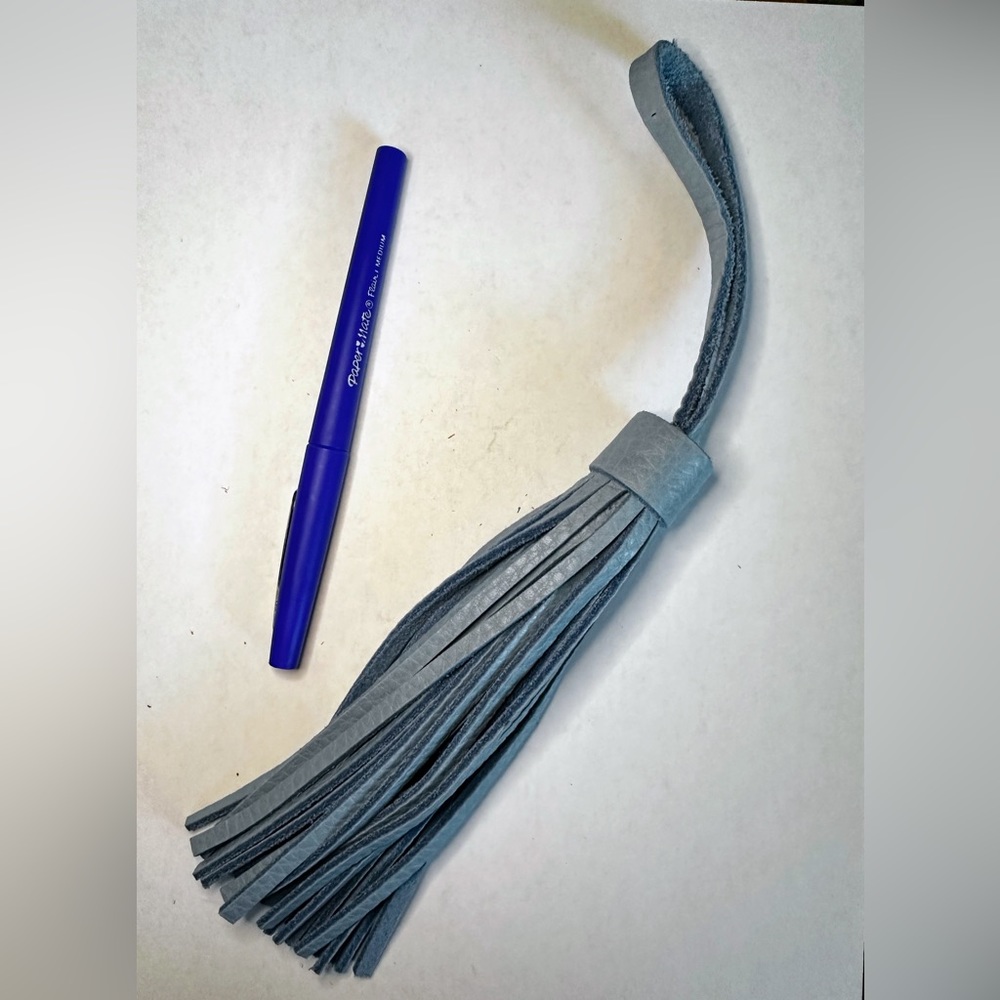 Leather tassel
